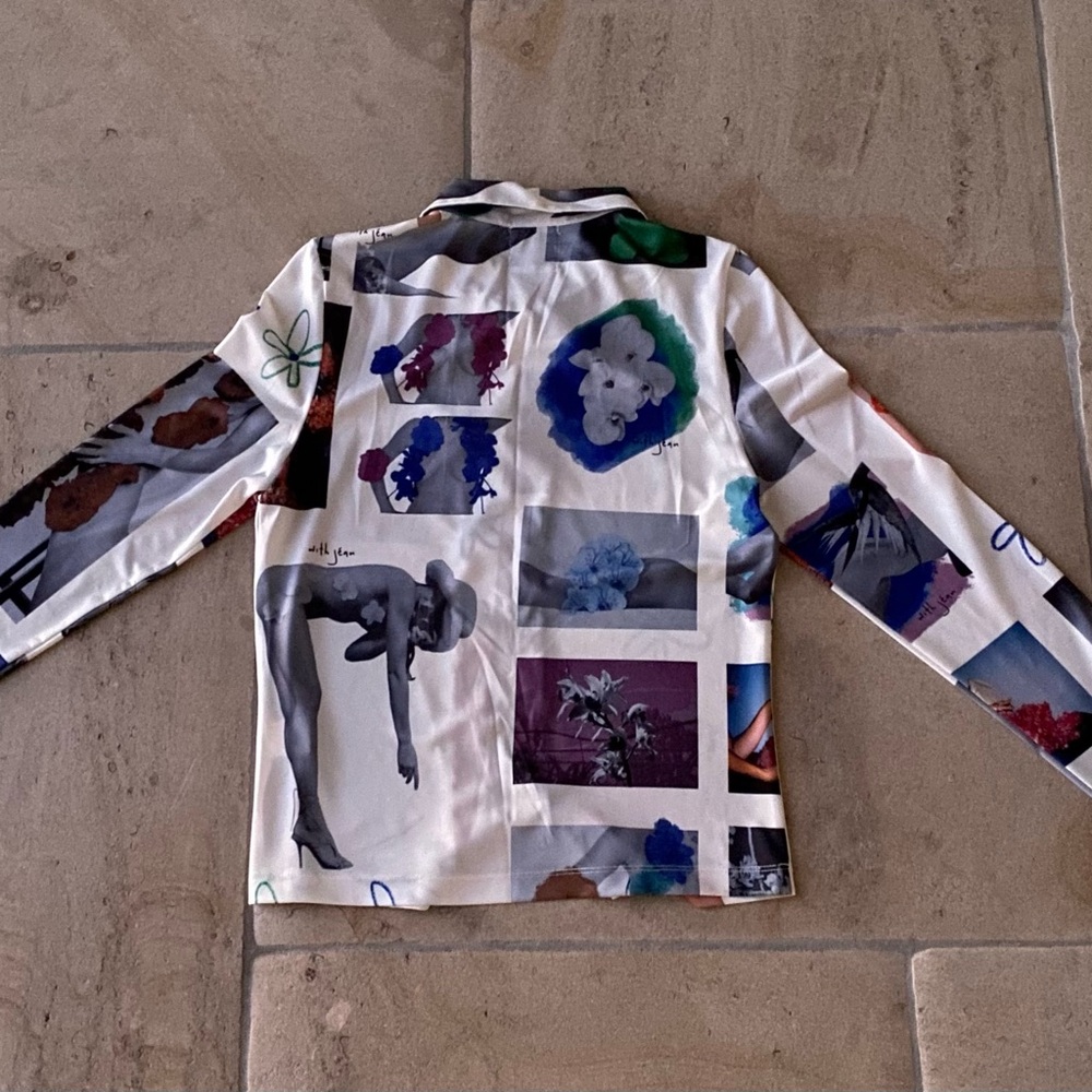 With Jean Abstract Pattern Shirt - Picture 4 of 6